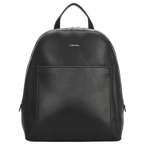 Calvin Klein Damen Rucksack Must Dome Schmale Träger, Schwarz (Black), Einheitsgröße