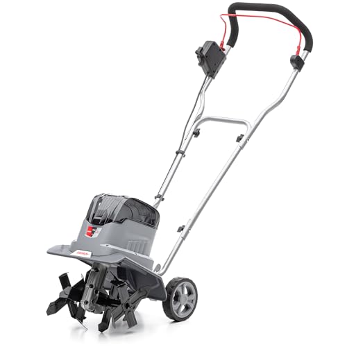 IKRA 36V Akku Bodenhacke Motorhacke IB-TC 36, zwei Arbeitsbreiten 19-30 cm, kompatibel mit Bosch