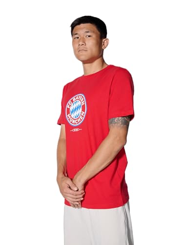 FC Bayern München | T-Shirt Essential | Herren Rot oder Navy