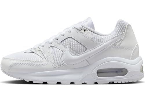 Nike Jungen Air Max Command Flex (Gs) Sneaker, Elfenbein (White/white/white), 39 EU