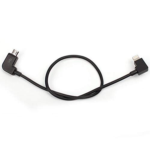 Linghuang 30 cm Micro-USB-Kabel auf iOS, zum Anschluss von Smartphones/Tablets mit Fernbedienung für DJI Mini SE/Mavic Mini/Pro/Spark/Mavic Air/Mavic 2