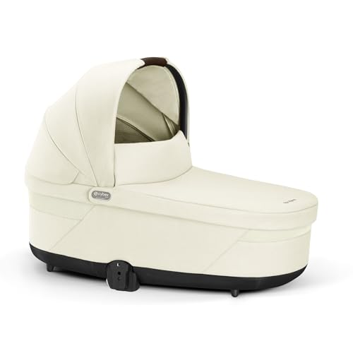 CYBEX Gold COT S LUX Kinderwagenaufsatz, Ab Geburt bis ca. 6 Monate (max. 9 kg), Für CYBEX Balios S Lux und Talos S Lux, Seashell Beige