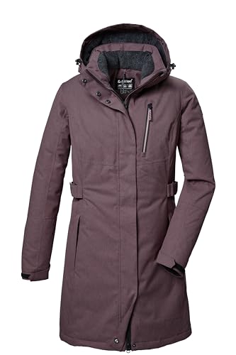 killtec Damen Funktionsparka/Parka mit abzippbarer Kapuze KOW 303 WMN PRK, malve, 36, 41815-000
