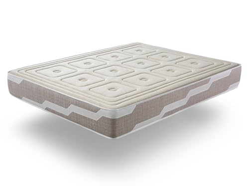 DORMISSIMO Latexmatratze 160X200 ORGANIK Natura Höhe 26 cm, Naturlatex und HR-Schaum