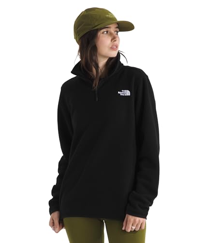 The North Face Damen Glacier Fleece 1/4 Zip Jacke, Tnf Black, M