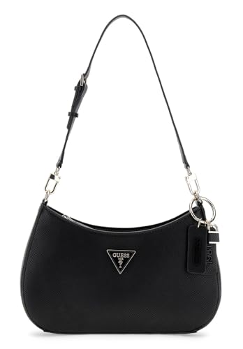 GUESS Noelle II Top Zip Shoulder Bag Black