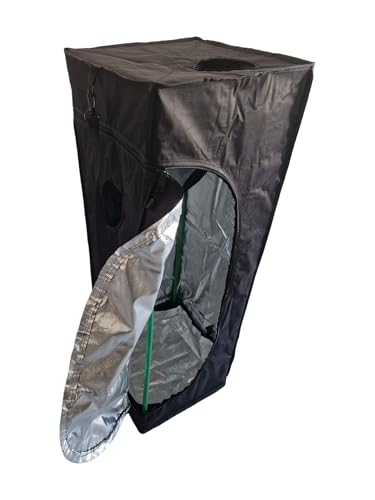 Pflanzenzelt 40x40x120 Gewächshaus Zuchtzelt Growroom Anbauzelt Grow Box