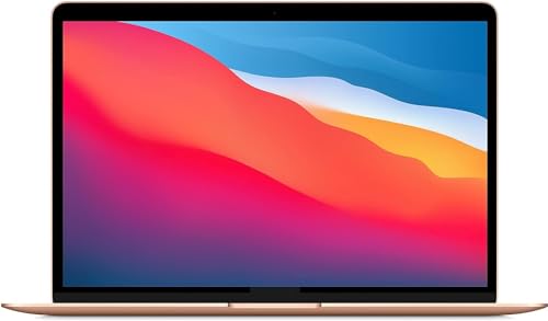 2020 Apple MacBook Air mit 1.1GHz Intel Core i3 (13-zoll, 8GB RAM, 256GB SSD Kapazität) (QWERTY US Tastatur) - Gold (Generalüberholt)