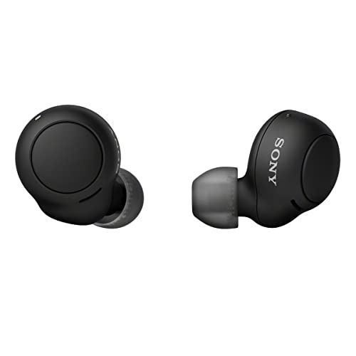 Sony WF-C500 Truly Wireless In-Ear-Bluetooth-Kopfhörer mit Mikrofon und IPX4 Wasserdichtigkeit, Schwarz