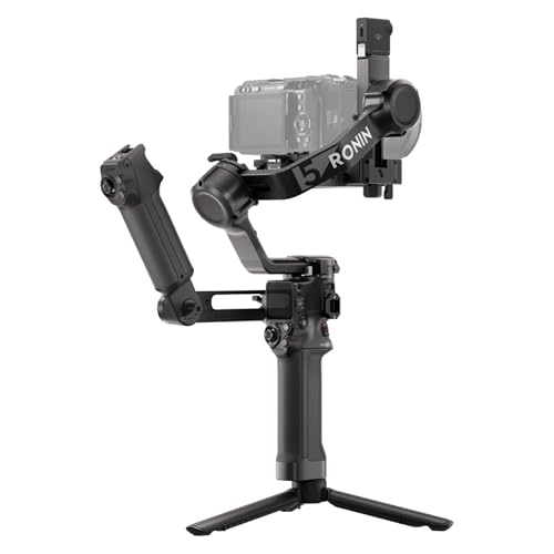 DJI RS 5 Combo, Gimbal-Stabilisator für Kameras von Canon, Sony, Panasonic, Nikon, Fujifilm, Intelligentes Tracking, Elektronischer Aktentaschengriff, Feinabstimmungsknöpfe, Neue Z-Achsen-Anzeige