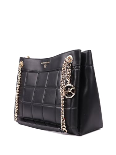 Michael Kors Tasche I Damen I Tote Bag I Modell *SUSAN* I Schultertasche I Schwarz I 32x24x12cm (BxHxT) I MK Logo I Gesteppt I Women-Bag1417