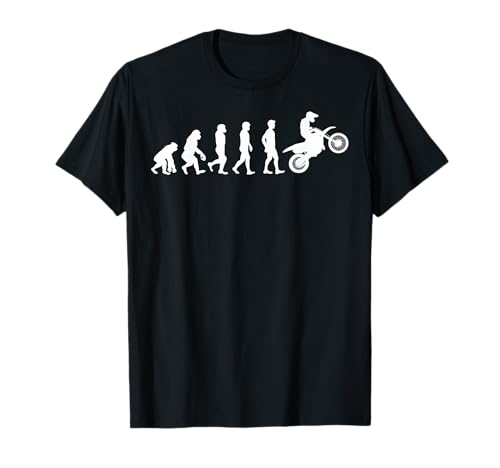 Motocross Evolution Supermoto Supermotard Enduro Wheelie T-Shirt