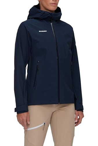 Mammut Alto Light HS Hooded Jacket Women | Outdoor Jacke für Damen, Wasserdicht, Atmungsaktiv | Marine, XS