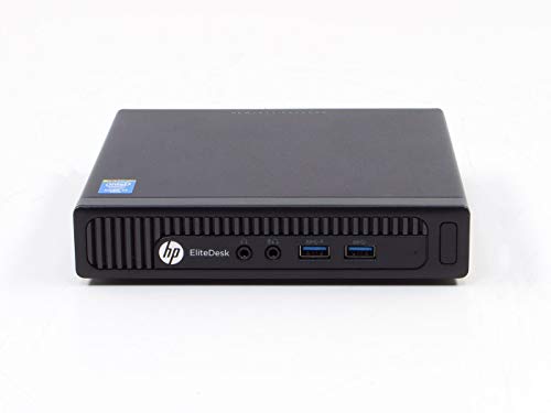 HP EliteDesk 800 G1 DM Desktop Mini Tiny Computer Intel 4th Generation i5 8GB DDR3 RAM 120GB SSD Solid State Disk Windows 11 Pro Pre-Installed and Activated - WiFi Connection Included (Renewed)
