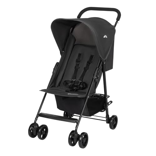 Bebeconfort Snow, Buggy mit Liegefunktion, 0 Monate bis 3,5 Jahre, 0 bis 15 kg, Buggy Kinderwagen, Leicht und klappbar, Mineral Graphite