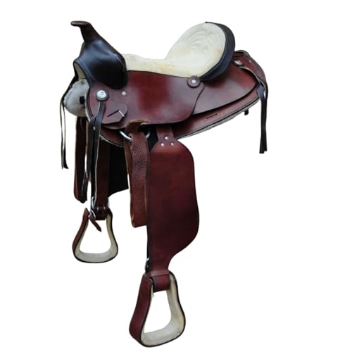 AMKA Alabama Westernsattel für Großpferde beige/braun