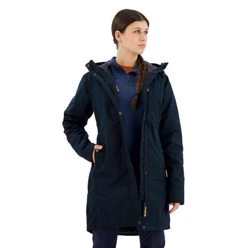 Fjällräven Damen Kiruna Padded Parka, Blau (Dark Navy 555), Small