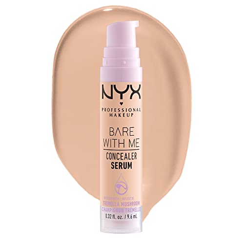 NYX Professional Makeup Abdeckendes Serum mit natürlichem Finish und mittlerer Deckkraft, Bare With Me Concealer Serum, Vanilla, 9,6 ml