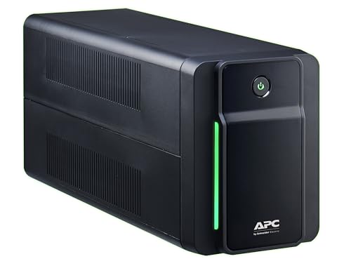 APC Back UPS BX – BX950MI-GR - unterbrechungsfreie Stromversorgung 950 VA mit Schuko Ausgängen, Batteriesicherung & Überspannungsschutz, Backup-Batterie mit AVR, Datensicherungsfunktion