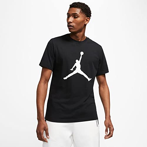 Nike Herren Jumpman Crew T-Shirt, Black/White, L EU