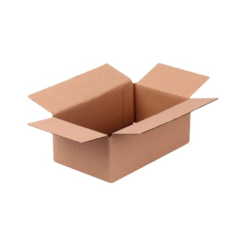Faltkarton 200x120x80 mm | 1-wellig B-Welle Versandkarton Klein für DHL Päckchen S | DPD XS | GLS XS | Hermes Päckchen | Verpackungskarton Päckchen Kartons E-Commerce, Paket Karton (20 Stück)