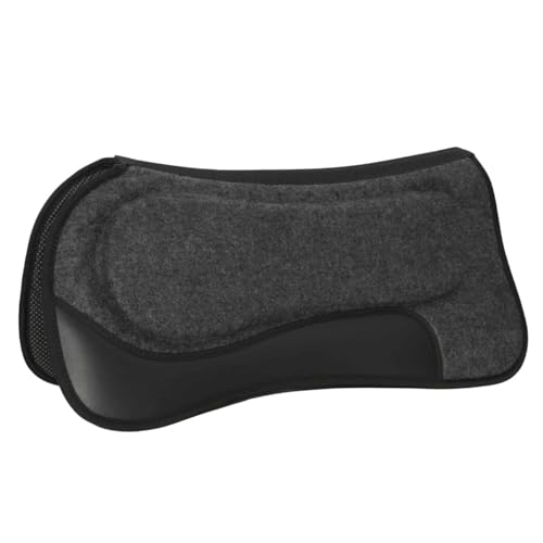 Amesbichler Reitsport Western Filz Pad Anatomic mit Widerristausschnitt Hochleistungspad Druckentlastung