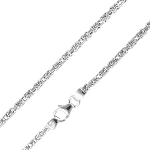 trendor Königskette 925 Sterlingsilber Collierkette Breite 2,0 mm 15775-50 50 cm