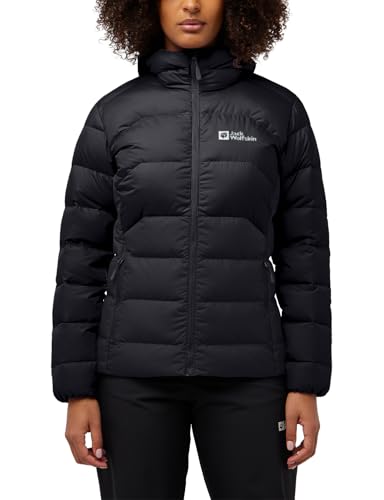 Jack Wolfskin Damen Ather Down Hoody W Daunenjacke, Schwarz, M EU
