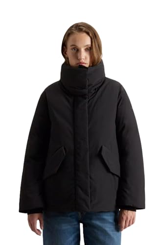 WOOLRICH Cocoon Jacke aus Urban Touch, Schwarz , S