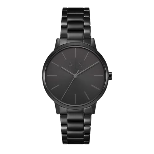 Armani Exchange Watch For Men, Quartz Movement and 42mm Case Size with Stainless steel, Leather or Silicone strap