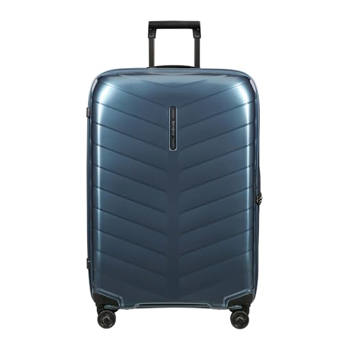 Samsonite Attrix - Spinner L, Koffer, 75 cm, 97 L, Blau (Stahlblau)