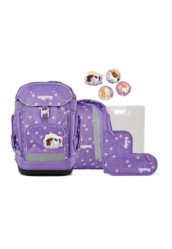 ergobag Maxi Set 6-teilig, ergonomischer Schulrucksack, Vorgänger-Kollektion, Grundschule, ideal für große Kinder ab der 1. Klasse