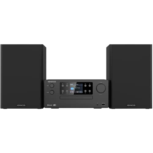 KENWOOD M-925DAB-B - Micro HiFi-System mit DAB+, CD, USB, Bluetooth, 2 x 50 Watt RMS und TFT-Display; Midnight Black