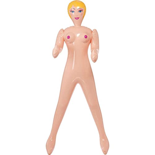 W WIDMANN MILANO Party Fashion 1852F - Aufblasbare Frauenpuppe, 150 cm, Scherzartikel