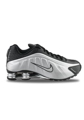 Nike Herren Shox R4 Sneaker, Metallic Silver/Metallic Silve, 45 EU