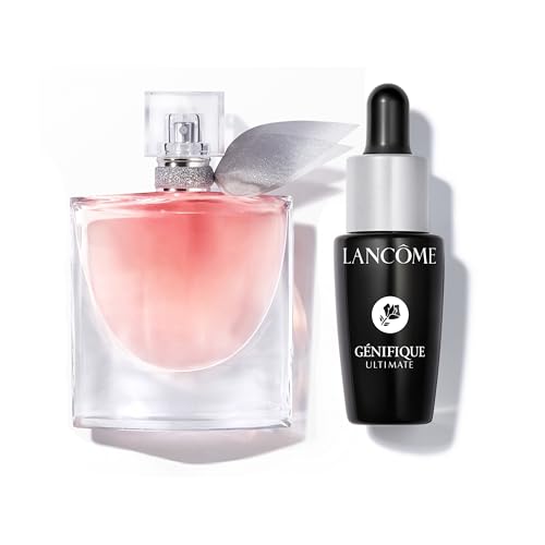 Lancôme La Vie est Belle Eau de Parfum 30ml & Advanced Génifique Ultimate Serum 7ml, Anti-Aging Pflege- & Duft-Set, floraler Damenduft & straffendes Gesichtsserum