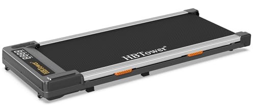 HBTower Laufband für Zuhause, 3 in 1 Walking Pad, 2,5 PS Laufbänder, Treadmill for Home 1-6km/h, Laufband Schreibtisch mit Fernbedienung und LED-Anzeige für Zuhause und Büro