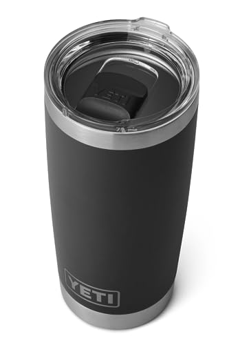YETI Rambler Becher Mit MagSlider Deckel, Black, 20 oz (591 ml)