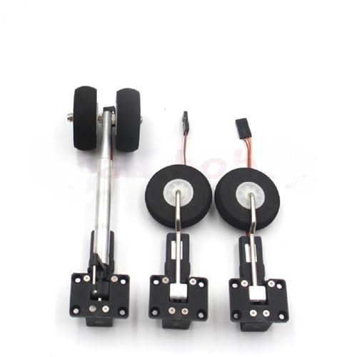 Generic Sparkhobby 25g Wurm mit Lenkdämpfung einziehbares Fahrwerk Digital Servoless Metall für Festflügelbrett Flugzeuge DIY (ein Set Classic A)