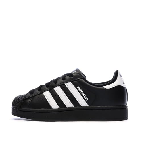 adidas Superstar Sneaker für Jungen und Mädchen, Schwarz, Schwarz , 38 EU