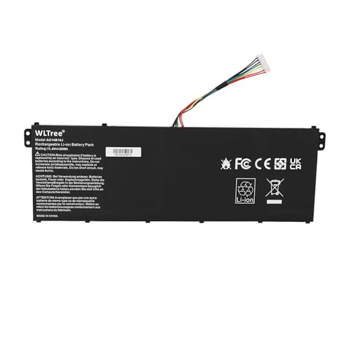 WLTree AC14B13J AC14B18J 3ICP5/57/80 Laptop Akku für Acer Aspire ES1-111M ES1-131 ES1-521 ES1-522 ES1-531 ES1-533 ES1-571 ES1-731 ES1-731G, Chromebook 11 CB3-111 13 CB5-311, Extensa 2519 Battery