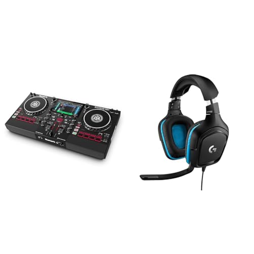 Numark Mixstream Pro+ Standalone DJ Controller & Logitech G432 kabelgebundenes Gaming-Headset