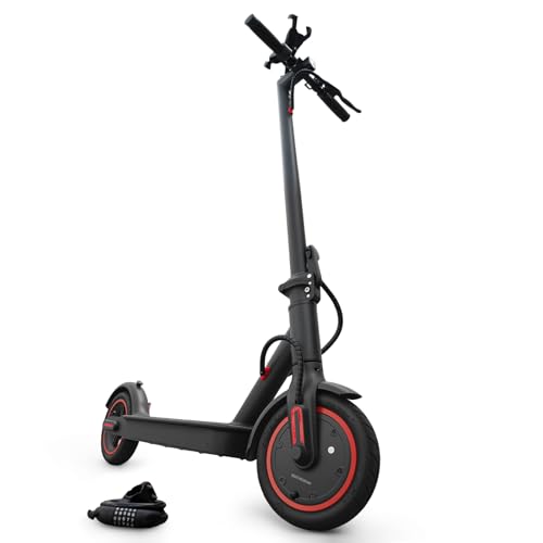 8,5 Zoll Elektroroller mit App-Funktion, mit Handyhalterung und Diebstahlsicherung Faltbarer e Roller, 25-30 km Reichweite Li-Ion Akku, Max. Belastung 120 kg