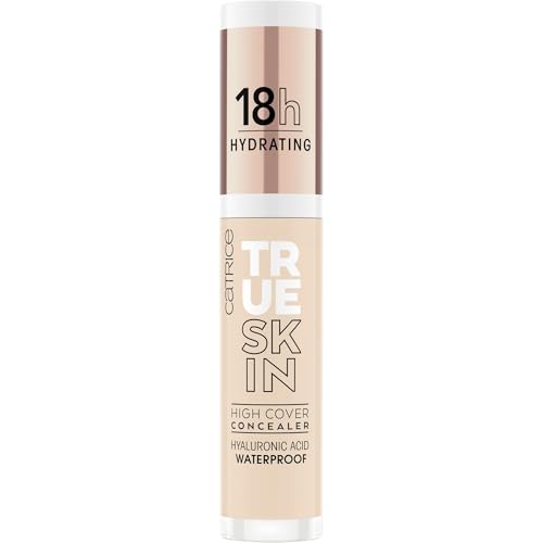 Catrice True Skin High Cover Concealer, Nr. 005, Nude, Anti-Pickel, feuchtigkeitsspendend, natürlich, für trockene Haut, vegan, ölfrei, wasserfest, ohne Alkohol, 1er Pack (4.5ml)