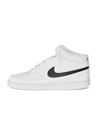 Nike Herren Court Vision Walking-Schuh, White/Black-White, 42 EU