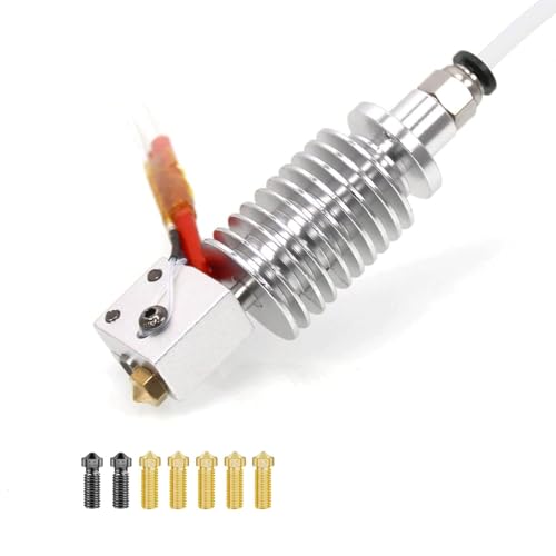 iMetrx Kobra Max/Kobra Plus/Vyper Hotend Hotend 24V V5 J-Head mit 7Stück Vulkandüse für Anycubic Vyper/Kobra Max/Kobra Plus Hotend 3D Drucker Accessories Upgrades