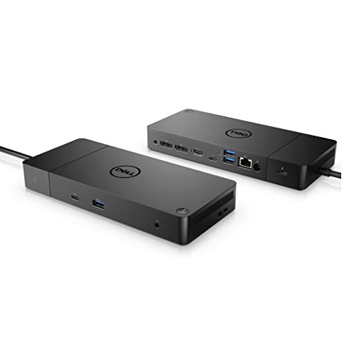 DELL WD19TB Thunderbolt 3 Kabelbasis (verkabelt, Thunderbolt 3, 2.0b, USB Typ C, 10, 100, 1000 Mbit/s, schwarz) (Generalüberholt)