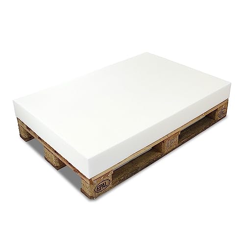 MSS e.K. PALETTENKISSEN MATRATZENKISSEN (120x80 cm) Schaumstoff FÜR EUROPALETTE/HUNDEKISSEN/Auflage