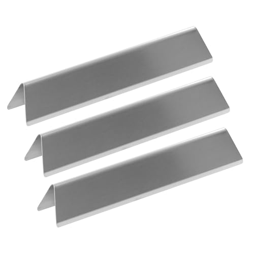 FIRXZYMZ 7635 Edelstahl Flammenverteiler für Weber Spirit 200 Serie, Spirit E-210 E-220 S-210 S-220 (mit vorderen Bedienelementen),38,9cm Hitzeschild Brennerabdeckung Flavorizer Bars für Weber GS4