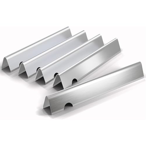GFTIME 43,4 cm Flavorizer Bars für Weber Genesis II/LX 300 Serie II E-310, II E-330, II E-335, II S-335, II LX S/E-340, Genesis II 210, LX 240 (2017 and Newer), Heizplatten für Weber 66032/66795